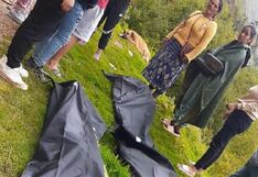 Huánuco: cerro cede y cuatro mueren sepultados a bordo de camioneta