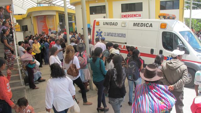 Emergencia Colapsa con heridos del accidente de "Rey Bus"