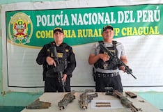 La Libertad: Policía halla armamento de largo alcance y municiones durante patrullaje en Pataz