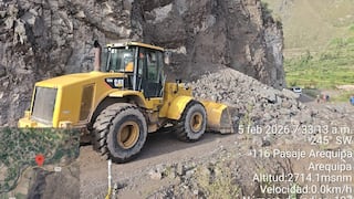 Lluvias en Arequipa: Derrumbe afectó tránsito entre Alca y Tomepampa
