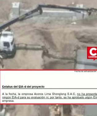Ica: denuncian que empresa china construyó planta siderúrgica en Chilca antes de obtener permisos. Composición: Diario Correo.