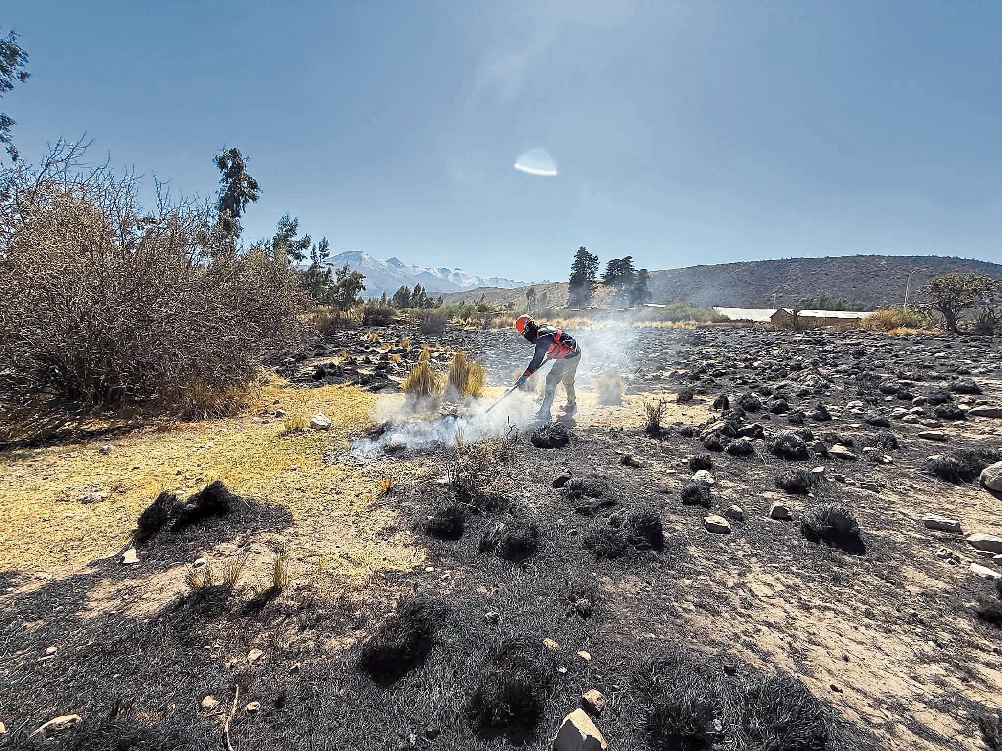 Arequipa registró nueve incendios durante el fin de semana (Foto: Coer)