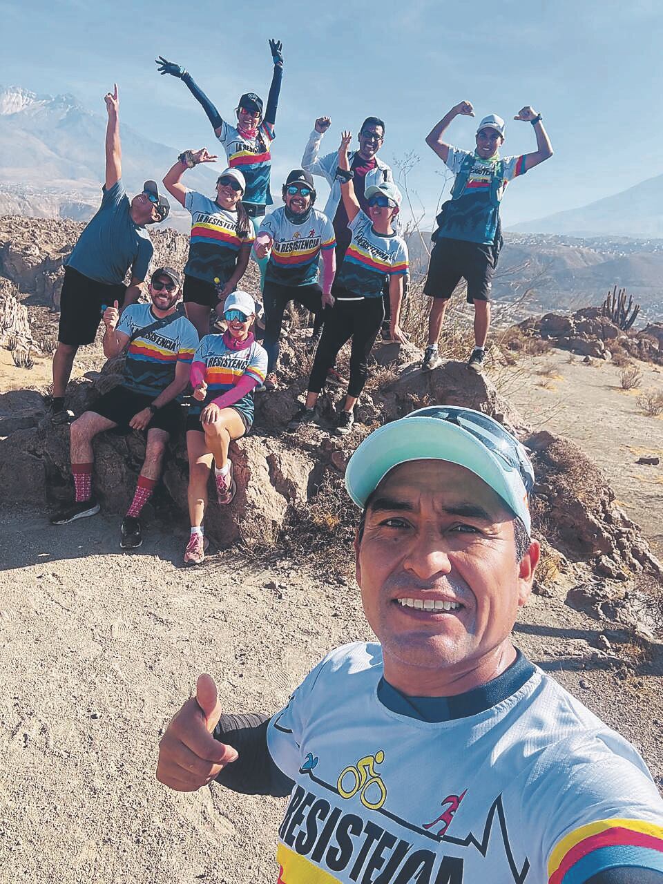 Destaca en disciplina con compañeros. Foto: GEC.