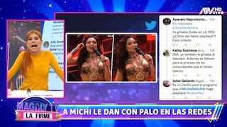 Magaly Medina compara a Micheille Soifer con Yahaira Plasencia por cantar con playback en “La Voz Perú” (VIDEO)