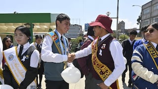 Huancayo: Escolares toman la iniciativa contra la violencia en instituciones educativas
