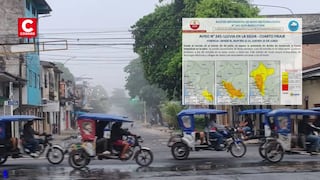 Senamhi alerta lluvias intensas y cuarto friaje en nueve regiones de la Amazonía peruana