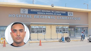 Lambayeque: Hampones balean a policía por resistirse al robo de su celular