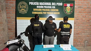 Cae en Chincha, presunto implicado en asalto con arma de fuego a la Caja Municipal Ica