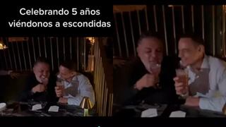 Mark Vito y Andrés Hurtado celebran “5 años viéndose a escondidas” (VIDEO)