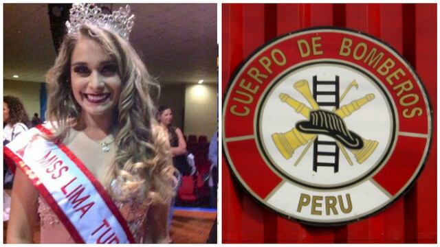 Bomberos voluntarios del Perú aclaran que candidata a Miss Perú no pertenece a institución (FOTOS)