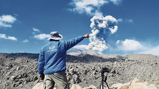 Volcán Sabancaya: Se registran cuatro explosiones al día, el más bajo en ocho años