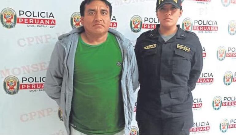 Agresor cuando fue detenido en diciembre del año pasado.