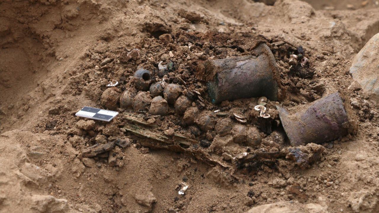 El descubrimiento se realizó durante los trabajos de restauración del Conjunto Amurallado Utzh An.