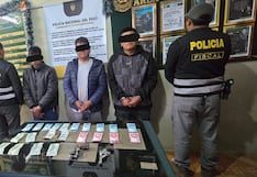 Detienen a banda “Los Cojinetes del Sur” con armas y dinero en la vía Arequipa-Yura