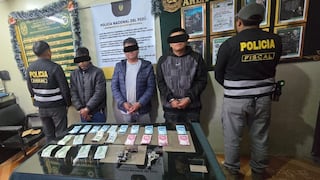 Detienen a banda “Los Cojinetes del Sur” con armas y dinero en la vía Arequipa-Yura