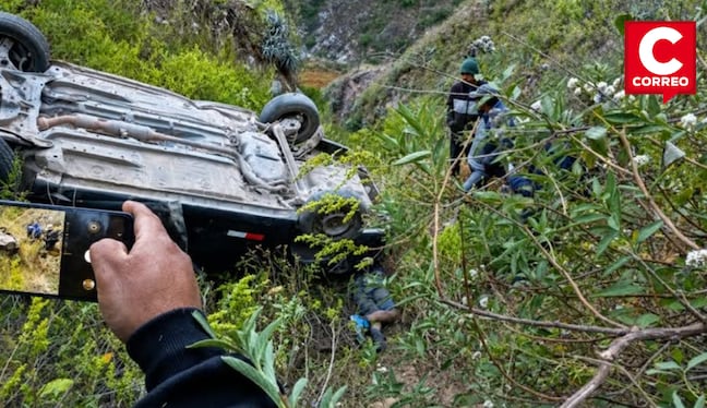 Huancavelica: Conductor muere tras caer con su vehículo a un abismo de 40 metros en Huaytará