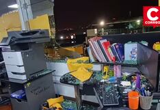 Sede del Poder Judicial fue afectada por granada en centro comercial en Independencia