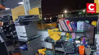 Sede del Poder Judicial fue afectada por granada en centro comercial en Independencia