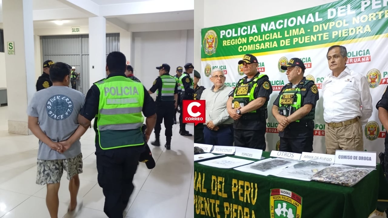Surco: PNP captura a cabecilla de ‘Los Amigos del Sur’, banda que atacaba empresas de transporte. Composición: Diario Correo.