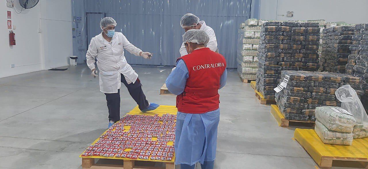 Contraloría inspeccionó almacén de proveedor de programa social en Piura