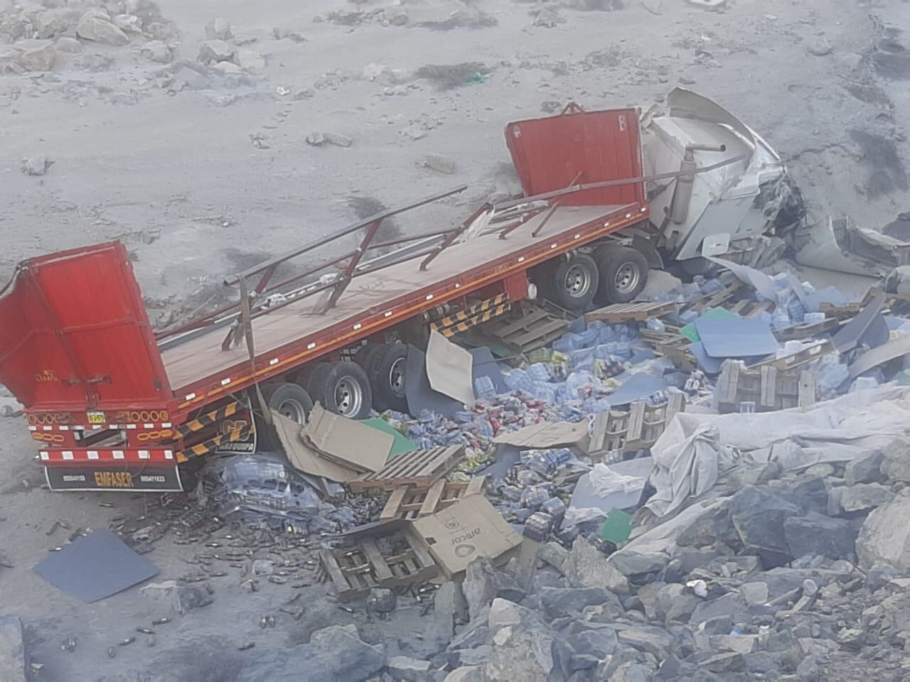 Accidente se reportó en el distrito de Uchumayo. (Foto: Difusión)