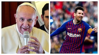 Papa Francisco responde si es un sacrilegio llamar Dios a Messi