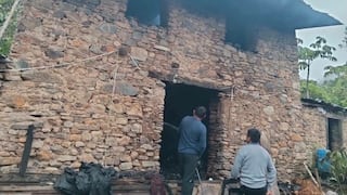 Puno: Adulta mayor falleció carbonizada tras el incendio de una vivienda en la selva puneña