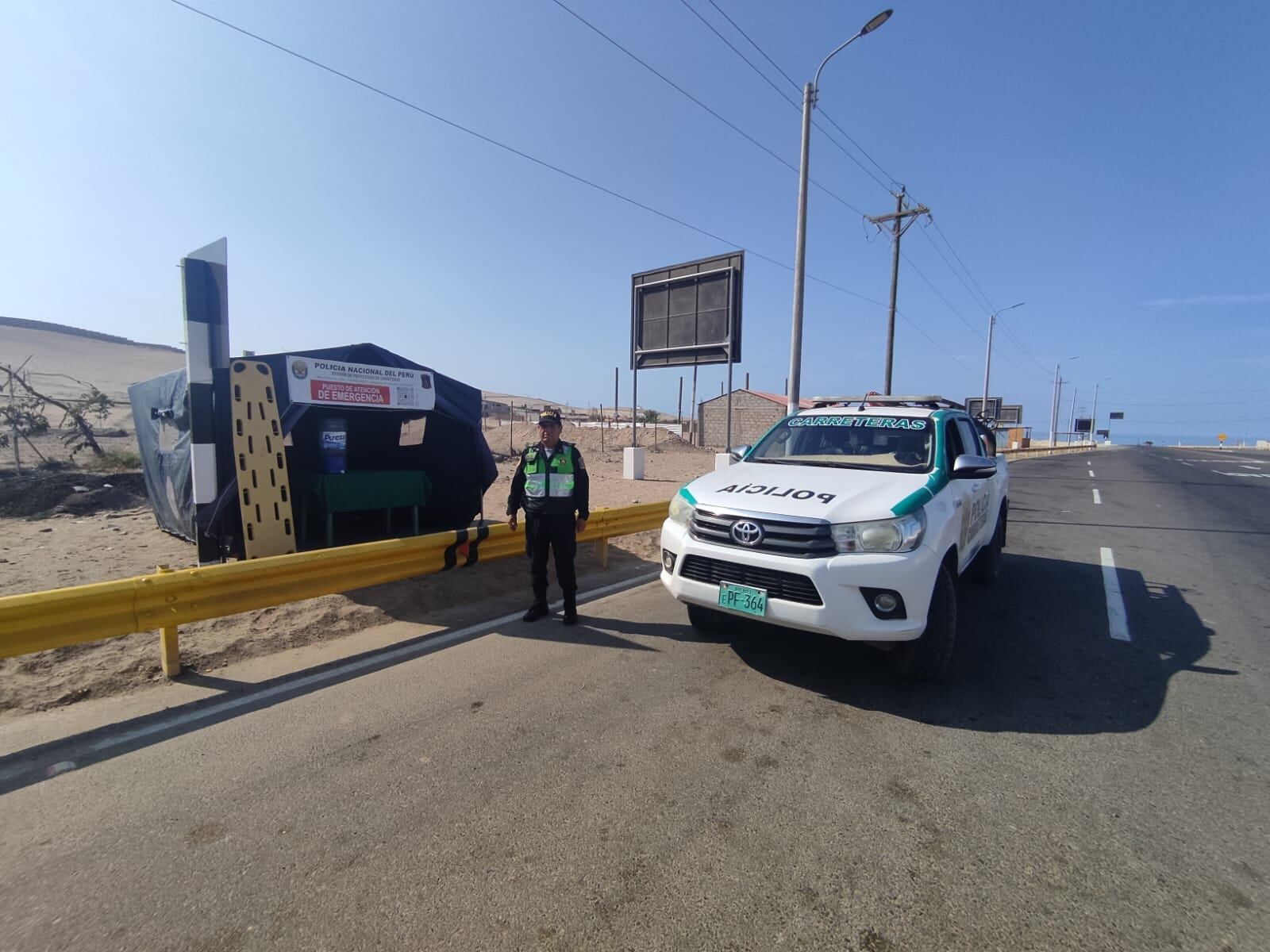 Policía de Carretera en alerta por Semana Santa. Foto: cortesía.