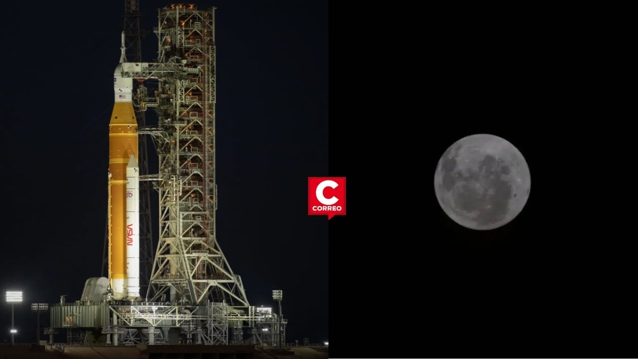 Artemis II captura cuenca Oriental de la Luna nunca antes vista por la humanidad. Composición: Diario Correo.