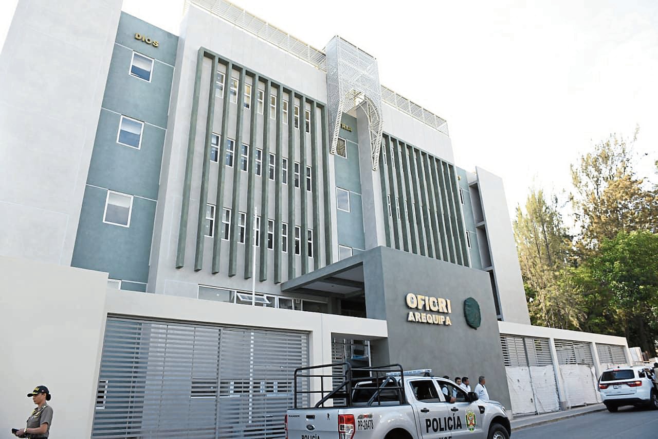 Laboratorio de Criminalística en Arequipa recién va al 44 % de avance. Foto: Ministerio del Interior.