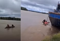 Accidente fluvial en el río Huallaga: adulto mayor desaparece tras hundimiento de canoa
