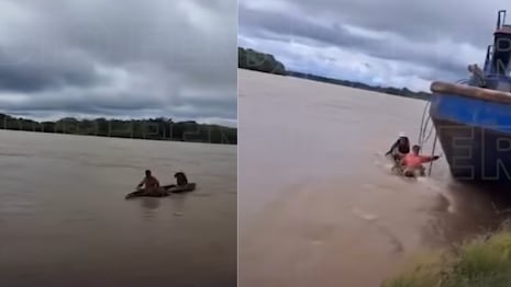 Accidente fluvial en el río Huallaga: adulto mayor desaparece tras hundimiento de canoa