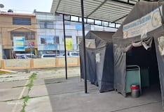 Puesto de salud funciona más de dos años en carpas y losa deportiva