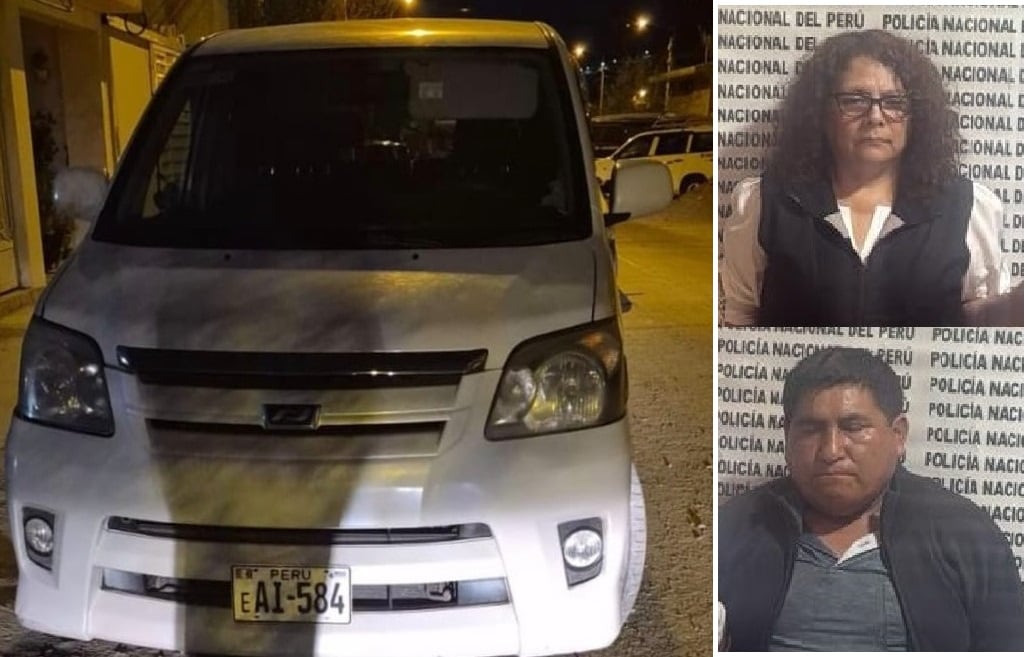 Operativo se efectuó en el frontis de la Dircocor, con detención de funcionaria y chofer