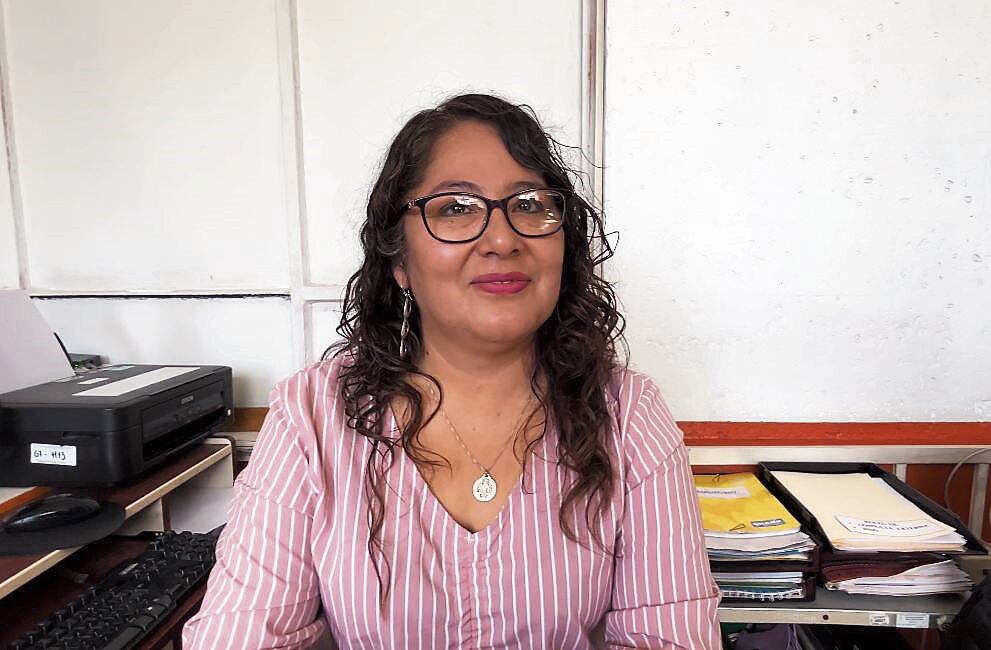 Liliana Meza, trabajadora en el hospital Honorio Delgado Espinoza. Foto: GEC.