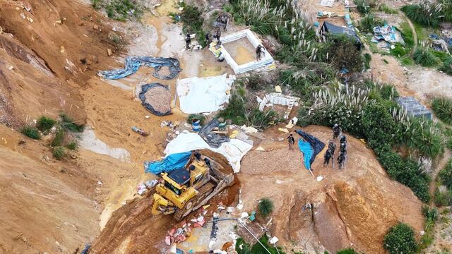 La Libertad: Golpe a la minería ilegal en Huamachuco