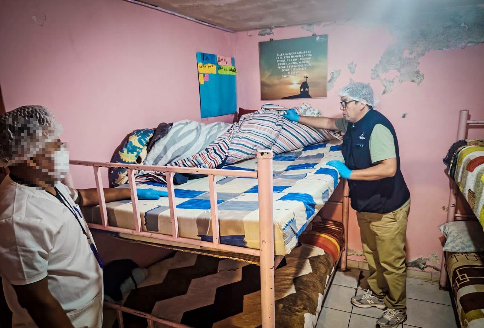 Encuentran colchones deteriorados en albergue de Cerro Colorado, Arequipa (Foto: Municipalidad de Cerro Colorado)