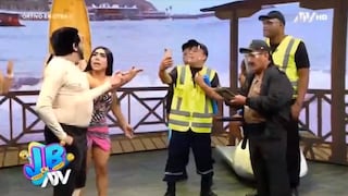 Mario Irivarren y Vania Bludau: “JB en ATV” hizo parodia sobre intervención policial en Punta Hermosa (VIDEO)