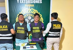 Piura: Detienen a dos personas implicadas en extorsión a estudio jurídico