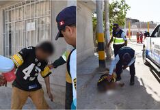 Ica: lo dopan, le roban hasta las zapatillas y lo dejan botado