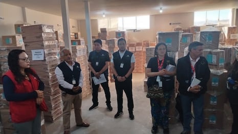 ODPE Cerro Colorado de Arequipa verifica material electoral para la segunda vuelta (VIDEO)
