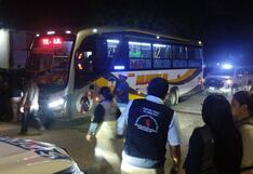 Piura: Hampones balean bus de transporte público y dos personas resultan heridas