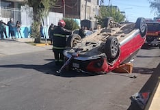 Dos accidentes de tránsito en Arequipa y una conductora herida