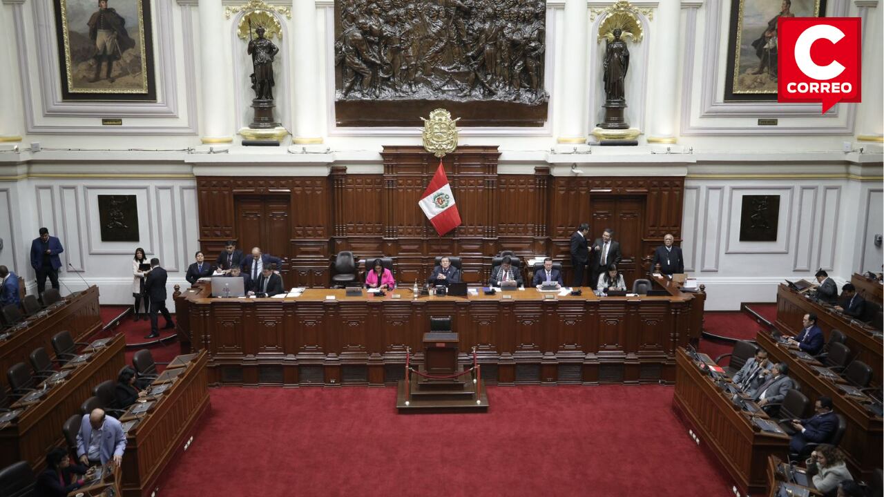 La moción obtuvo 56 votos a favor, 36 en contra y 7 abstenciones, pero no alcanzó la mayoría necesaria. Pleno del Congreso. (Fotos: Joel Alonzo @photo.gec)