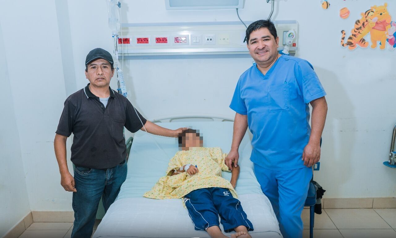 Oportuna intervención a niño que alojaba tumor