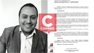 Josué Gonzales Solorzano asume la Dirección Desconcentrada de Cultura de Ica