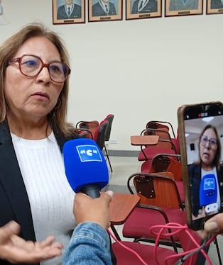 Senadora por Tacna profesora Guisella Ticona Cohaila. (Foto: Adrian Apaza)