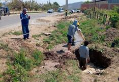 Piura: Por antigüedad de la red intervienen en línea de agua potable en Morropón