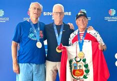 Arequipeño, Fernando Cánepa, gana medalla de bronce para Perú en el Mundial de Natación Master en Singapur