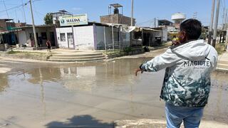 Piura: Vecinos denuncian que desagues inundan diversas calles